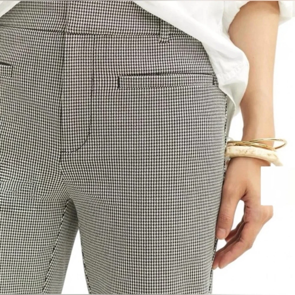 ~Anthropologie Black/White Houndstooth Trousers